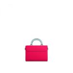 the sheer top handle is associated with a removable leather strap for allow added carrying options.Detailed Features9.06 x 6.69 x 3.74 inches(Length x Height x Width)•L 9.1 x H 7.1 x W 3.1 inches•Pomegranate Red•Epi grained leather•Microfiber lining•Silver-color hardware•Removable and adjustable leather strap (drop: min. 30 cm/11.8 inches