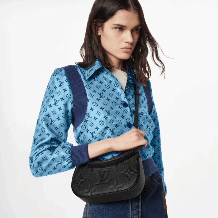 mini hobo style in Monogram Empreinte leather. With its sleek lines
