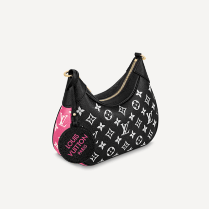 A mini-hobo bag that hangs close to the shoulder