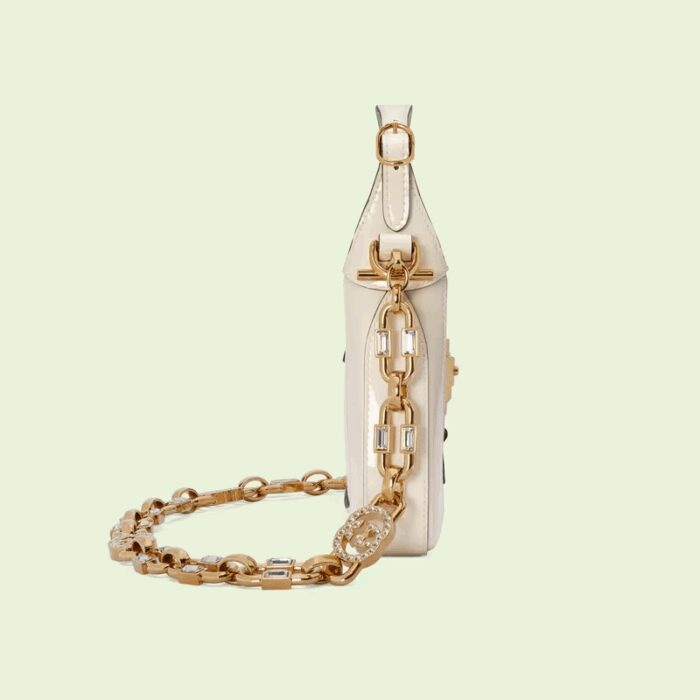 patent leather is both playful yet refined. Presented as a part of the Gucci Love Parade collection