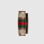 inspired by the strap that secured the saddle to the horse. Portrayed in its most notable combination of green and red