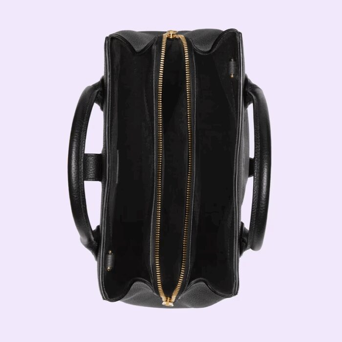 sans-serif; font-size: 12px; vertical-align: baseline; color: #4b4b4b; background-color: #ffffff;">The world of Jackie 1961 is enriched with a small tote bag finished with a detachable shoulder strap. Presented in natural grain leather in a classic black hue