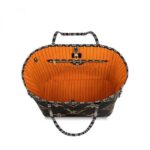shoulder or elbow carry•Leather side laces•Snap hook closing to secure belongings•Large zipped inside pocket•Removable printed zipped pouch•D-ringMore Information