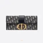 Introducing the stunning Christian Dior 30 Montaigne Jacquard Canvas Clutch Bag M9206