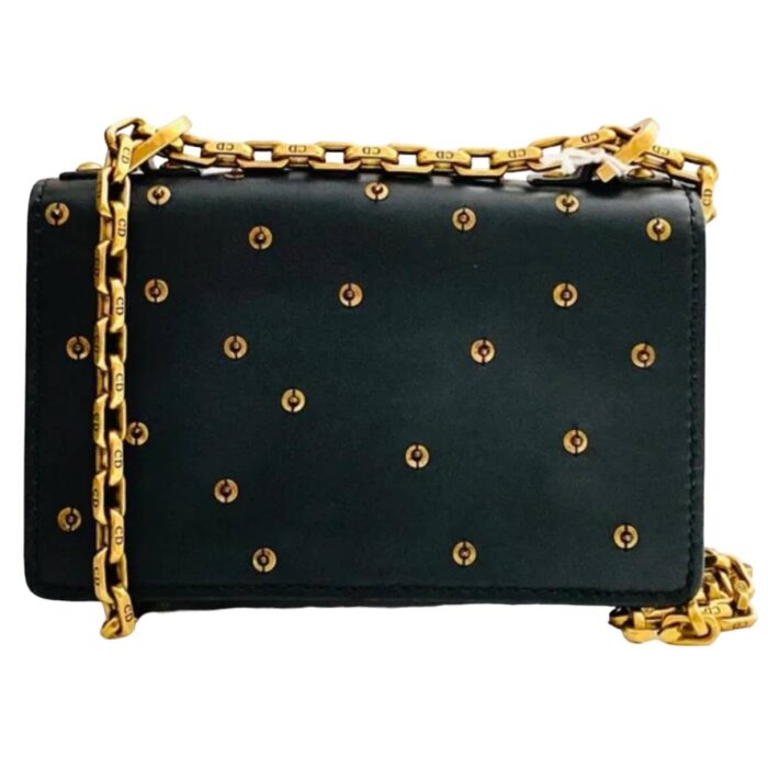This Christian Dior J'adior Chain Flap Bag Embellished Leather Mini