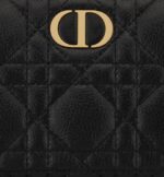 the accessory is embellished with a 'CD' signature on the front and may be paired with bags of the same line.