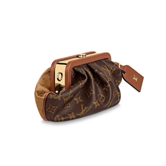 this trendy miniature bag is large enough to hold all the essentials. Multiple carry options and a refined pushbutton clasp make it ideal for everyday and evening use.Detailed Features11.81 x 2.17 x 4.72 inches(length x height x width)•Monogram coated canvas•Calfskin-leather trim•Microfiber lining•Gold-color hardware•Removable braided leather-chain strap (drop: 52 cm/20.5 inches) for shoulder or cross-body carry•Pushbutton lock