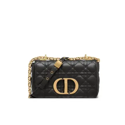 Introducing the stunning Dior Small Caro Bag in supple Cannage calfskin