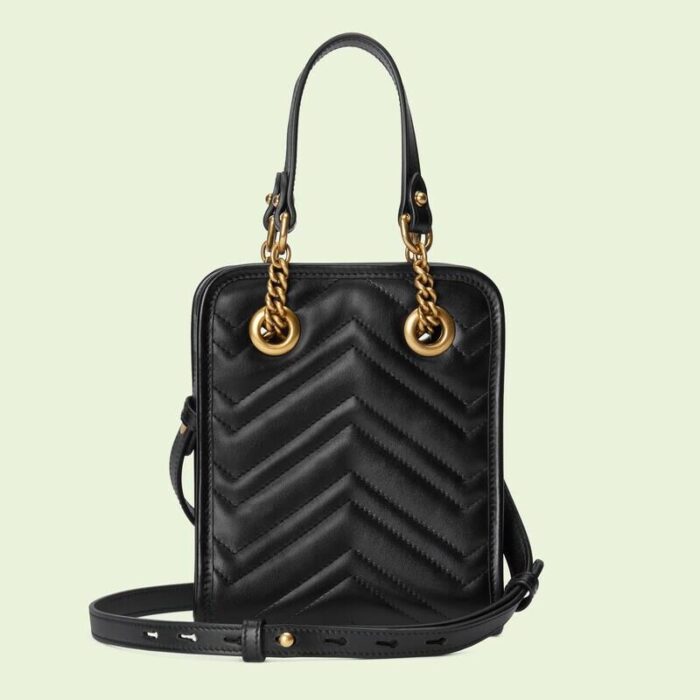 this GG Marmont bag combines a soft
