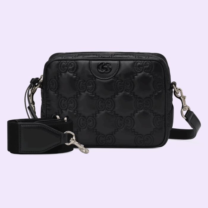 including this black handbag. The Double G hardware decorates the front