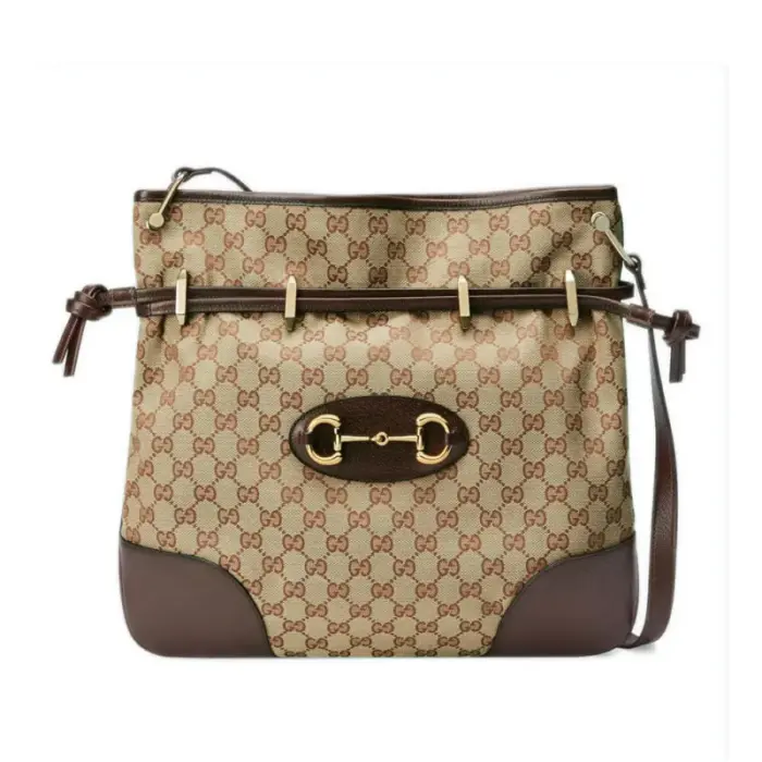 Introducing the Gucci 1955 Horsebit GG Canvas Messenger Bag 602089
