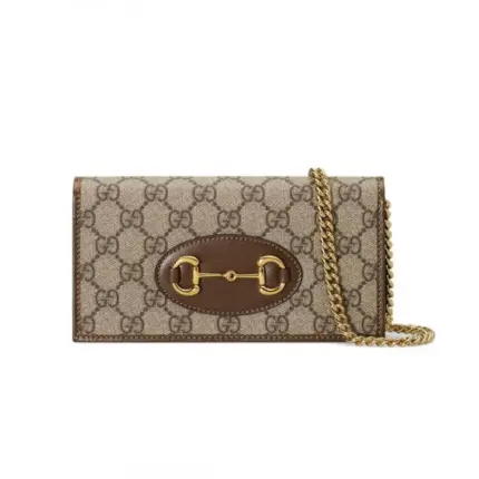 Introducing the Gucci 1955 Horsebit Wallet With Chain 621892