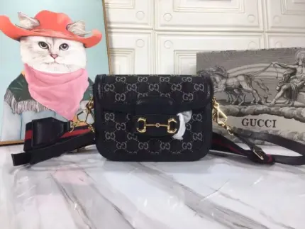 Introducing the Gucci Double G Horsebit 1955 GG Mini Bag 658574