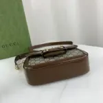 this bag captures the essence of the original Gucci creation. From the impeccable stitching to the high-quality materials