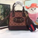 Discover the all-new Gucci Horsebit 1955 Mini Top Handle Bag 677212