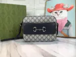 The Gucci Horsebit 1955 small bag is a must-have accessory that comes in five stunning colors. This timeless piece is versatile and perfect for any occasion. Measuring 22.5 x 17 x 6.5 cm