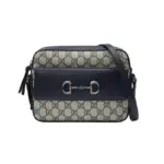 The Gucci Horsebit 1955 Small Bag in Blue 645454 is an exquisite that embodies the iconic design of the House of Gucci. Crafted with precision and attention to detail