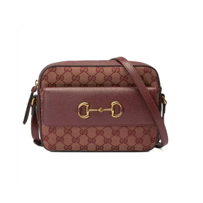 Introducing the stunning Gucci Horsebit 1955 Small Bag in Burgundy