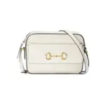 The Gucci Horsebit 1955 Small Leather Shoulder Bag 645454 is a stunning piece that showcases the iconic Horsebit design