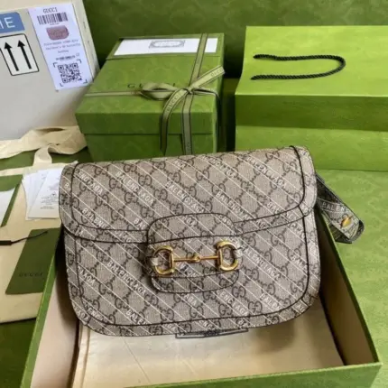 Introducing the stunning Gucci X Balenciaga Horsebit 1955 Shoulder Bag 602204