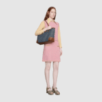 sans-serif; font-size: 16px; background-color: #ffffff;">A cult fabric is imagined through the Gucci lens with the emblematic monogram motif. A part of the Ouverture collection