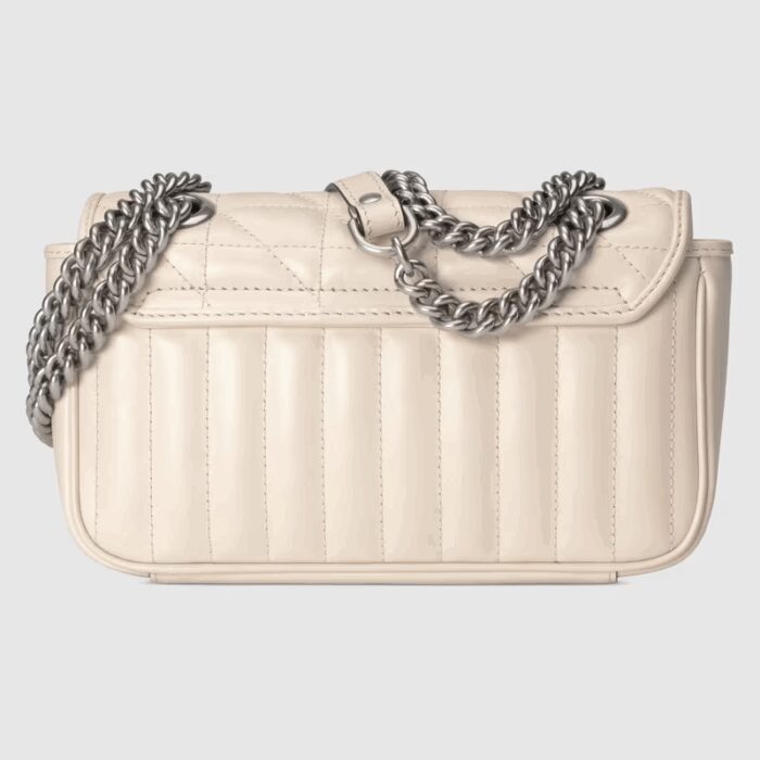 sans-serif; font-size: 12px; vertical-align: baseline; color: #4b4b4b; background-color: #ffffff;">The Gucci Aria collection is an exploration of the House's most emblematic codes and symbols. The GG Marmont is synonymous with its matelassé leather and monogram hardware. Here