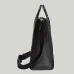the GG features prominently in maxi size for a distinctive logo feel atop this tote bag with additional shoulder strap.