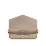 as well as two removable pockets.Detailed Features21 x 12 x 3 cm / 8.3 x 4.7 x 1.2 inches(Length x height x width )•Black/Beige•Monogram Empreinte embossed supple grained cowhide leather•Textile lining•Gold-colour hardware•Press stud closure•Large compartment•Removable zipped pocket•Removable flat pocket with 8 credit card slots•Inside flat pocket•Chain: Removable•Chain Drop: 53.0 cm/20.9 inchesMore Information