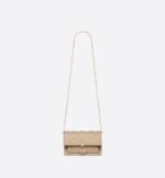 sans-serif; background-color: #f6f6f6;">The Lady Dior pouch is a compact yet spacious companion. Crafted in sand-colored lambskin with Cannage stitching