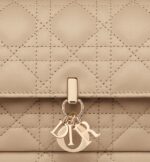 it is embellished with a D.I.O.R. charm for chic and timeless appeal. Thanks to its numerous compartments