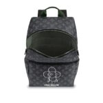 embellished with leather and fabric inlays