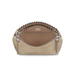 Detailed Features12.60 x 10.24 x 6.69 inches(length x height x width)•Snow / Bleu Orage Blue•Mahina perforated calf leather•Calf-leather trim•Microfiber lining•Silver-color hardware•Braided handle for hand or shoulder carry•Removable