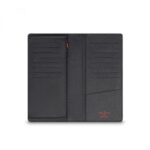 playfully retrograding the classic Louis Vuitton script and printing it in vivid coral pink. Brazza wallets are elegantly designed with carefully designed interior compartments