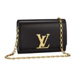 Size: 9.8 x 5.5 x 2.0 inches(25 x 14 x 5 cm)Material:Calfskin LeatherFuction: Clutches And EveningModel: M94335Color: Black