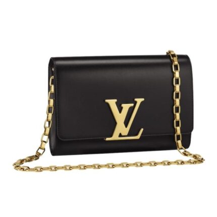 Size: 9.8 x 5.5 x 2.0 inches(25 x 14 x 5 cm)Material:Calfskin LeatherFuction: Clutches And EveningModel: M94335Color: Black