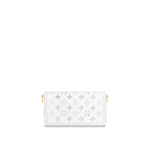 is part of the LV Broderie Anglaise capsule collection. White calf leather is decorated with a beautiful reinterpretation of the Monogram pattern in the form of cut-outs. 