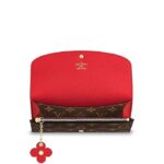 including a zipped coin pocket with a Monogram Flower charm.•7.5 x 3.9 x 0.8 inches•Monogram coated canvas•Cowhide-leather lining•Gold-colour hardware•4 CC slots•1 large zipped coin pocket•1 large gusseted compartment•2 inside flat pockets•Press-stud closure