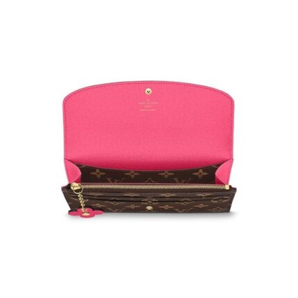 Louis Vuitton's classic Emilie Wallet is given a delicate
