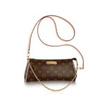 25 x 13 x 4 cm (Length x height x width ) •Iconic Monogram canvas •Zip for secure closing •Large enough to hold a coin purse •Metal plate engraved with the handwritten Louis Vuitton signature •Removable shoulder strapMore Information