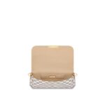 shoulder or cross•body •Removable long shoulder strap in natural cowhide leather •Short golden color chain •Secure magnetic closure •Interior flat pocket •Golden color metallic piecesMore Information