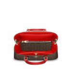 removable leather shoulder strap•2 articulated Toron leather handles•Flower-shaped padlock•Central compartment with zipped closure•2 flat inside pockets•Keybell•4 protective bottom studs