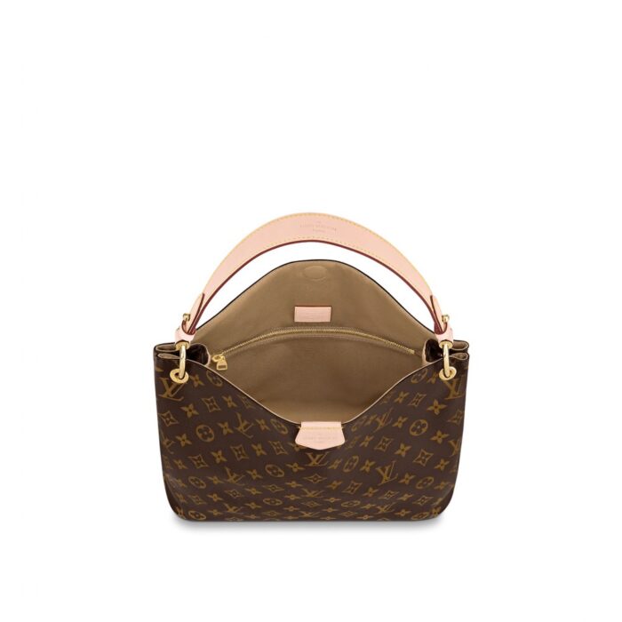 sans-serif; letter-spacing: 0.4px;">The Graceful PM hobo in classic Monogram canvas is a lightweight
