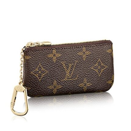 12 x 7 x 1 cm•length x height x width•5 x 2.8 x 0.4 inches•Coated Canvas•Zipper Closure•Key•ring•Hooks onto the D•ring in most Louis Vuitton bags
