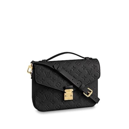 Elegance is personified in the petite shape of the Pochette Metis. Made of supple Monogram Empreinte leather