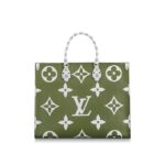 to work or off for the weekend. With its ample capacity and oversized Monogram motif (contrasted with Mini Monogram trim) this modern carryall makes a punchy fashion statement. Articulated Toron handles and two shoulder straps ensure a comfortable carry