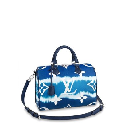 Tie-Dye Monogram canvas brings a beachy feel to the Speedy Bandoulière 30
