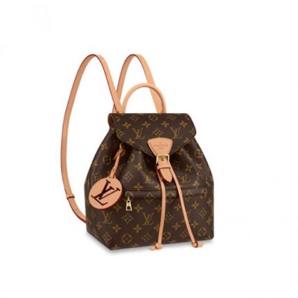 The Montsouris PM is an elegant new backpack made from Monogram canvas and cowhide leather