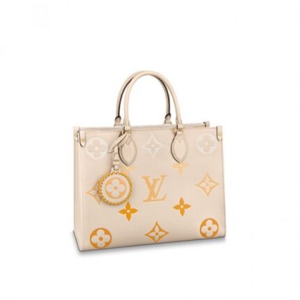 the emblematic OnTheGo MM tote bag is part of the By The Pool capsule collection. It has two sets of handles