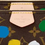 sans-serif; font-size: 18px; letter-spacing: 0.4px; background-color: #ffffff;">The LVxYK Multi Pochette Accessoires gets an inspired new look as part of the second Louis Vuitton x Yayoi Kusama collection. The eminent Japanese artist has used dotted patterns in her work since the beginning of her career in the 1950s. Here her colorful dots are reproduced with a hand-painted 3D effect on Monogram canvas. A collector’s item and an ultra-functional bag