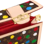 sans-serif; font-size: 18px; letter-spacing: 0.4px; background-color: #ffffff;">The LVxYK Dauphine MM joins the “Painted Dots” theme as part of the exclusive Louis Vuitton x Yayoi Kusama collection. The venerable Japanese artist is known for her use of dots